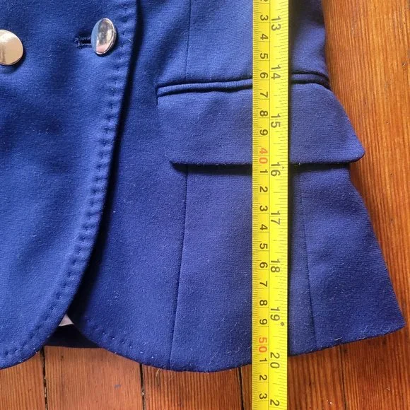 Cobalt Blue Blazer H&M, sz 2 - Picture 5 of 8